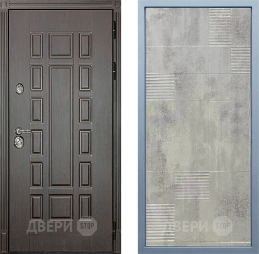 Входная металлическая Дверь Дива МД-38 Д-4 Бетон темный в Краснознаменске