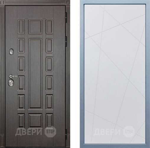 Входная металлическая Дверь Дива МД-38 Д-11 Белый в Краснознаменске