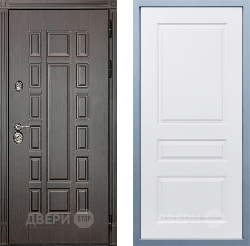 Входная металлическая Дверь Дива МД-38 Д-13 Белый в Краснознаменске