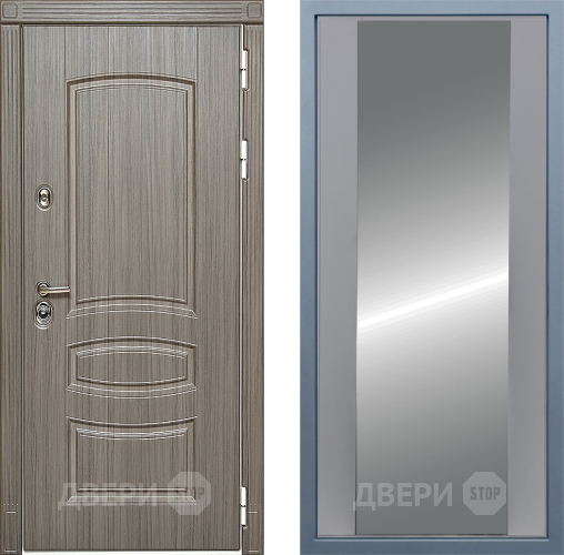 Входная металлическая Дверь Дива МД-42 Д-15 Зеркало Силк Маус в Краснознаменске