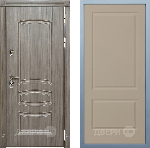 Входная металлическая Дверь Дива МД-42 Д-7 Шампань в Краснознаменске