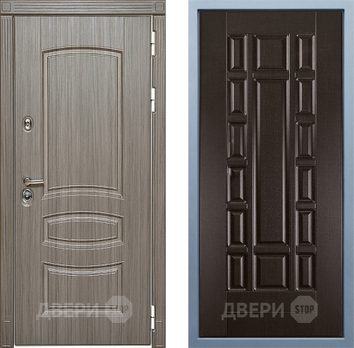 Входная металлическая Дверь Дива МД-42 М-2 Венге в Краснознаменске