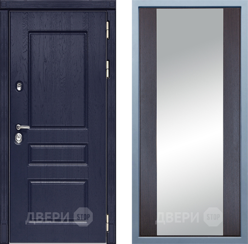 Входная металлическая Дверь Дива МД-45 Д-15 Зеркало Венге в Краснознаменске
