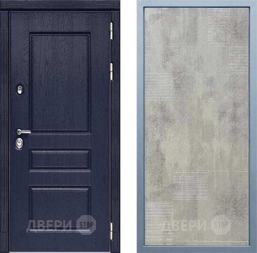 Входная металлическая Дверь Дива МД-45 Д-4 Бетон темный в Краснознаменске