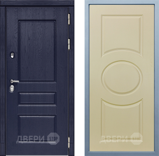 Входная металлическая Дверь Дива МД-45 Д-8 Шампань в Краснознаменске