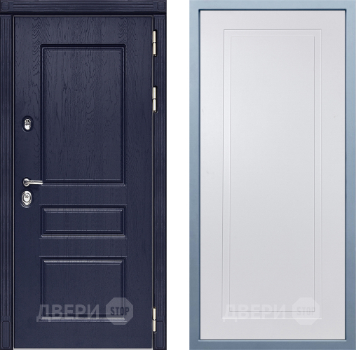 Входная металлическая Дверь Дива МД-45 Н-10 Белый в Краснознаменске
