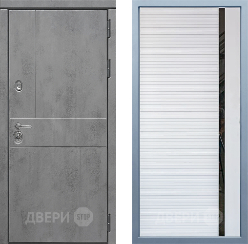 Входная металлическая Дверь Дива МД-48 МХ-45 Белый матовый в Краснознаменске