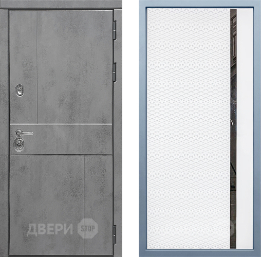 Входная металлическая Дверь Дива МД-48 МХ-47 Белый матовый в Краснознаменске