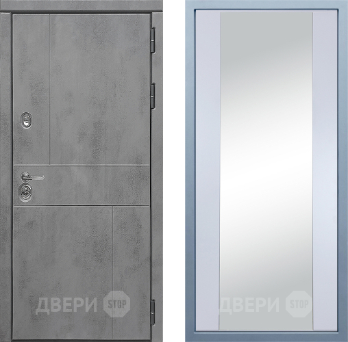 Дверь Дива МД-48 Д-15 Зеркало Белый в Краснознаменске