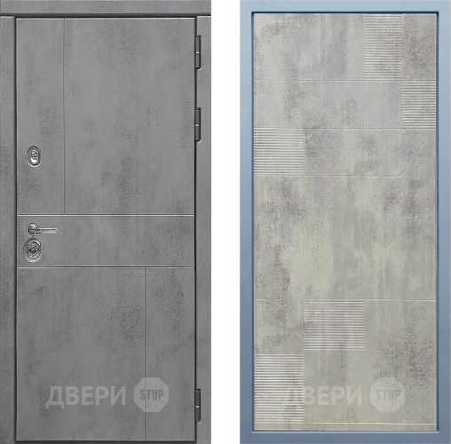 Входная металлическая Дверь Дива МД-48 Д-4 Бетон темный в Краснознаменске