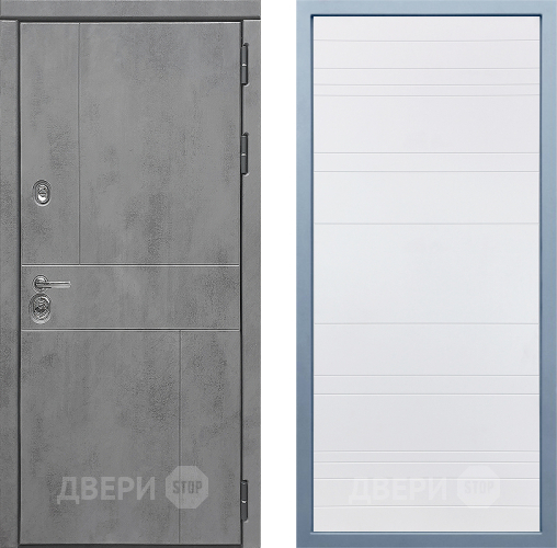Входная металлическая Дверь Дива МД-48 Д-5 Белый в Краснознаменске