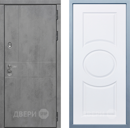 Входная металлическая Дверь Дива МД-48 Д-8 Белый в Краснознаменске