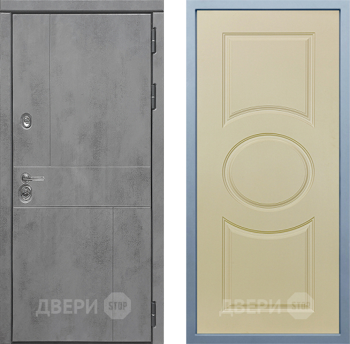 Входная металлическая Дверь Дива МД-48 Д-8 Шампань в Краснознаменске