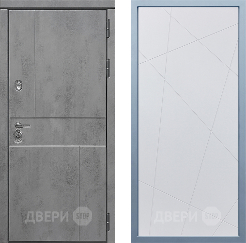 Входная металлическая Дверь Дива МД-48 Д-11 Белый в Краснознаменске