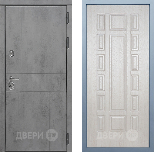 Входная металлическая Дверь Дива МД-48 М-2 Дуб филадельфия крем в Краснознаменске
