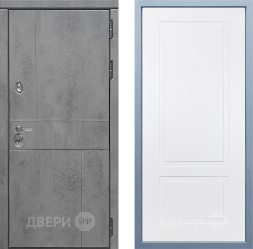 Входная металлическая Дверь Дива МД-48 Н-7 Белый в Краснознаменске