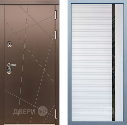 Входная металлическая Дверь Дива МД-50 МХ-45 Белый матовый в Краснознаменске