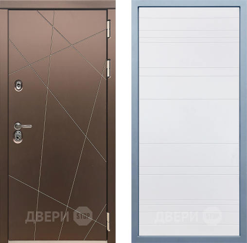 Входная металлическая Дверь Дива МД-50 Д-5 Белый в Краснознаменске