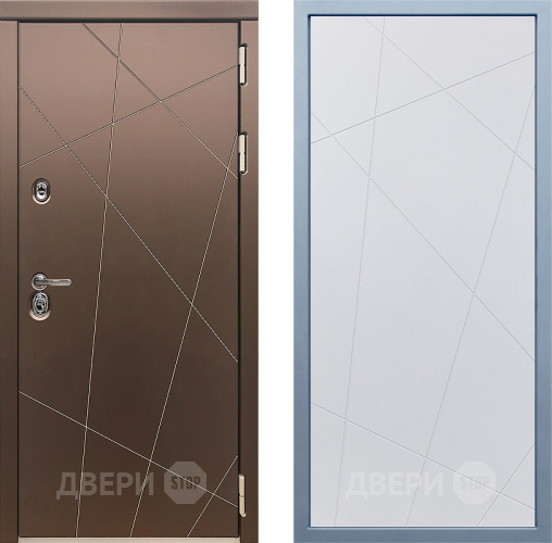 Входная металлическая Дверь Дива МД-50 Д-11 Белый в Краснознаменске