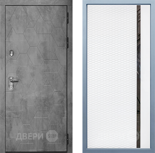 Входная металлическая Дверь Дива МД-51 МХ-47 Белый матовый в Краснознаменске