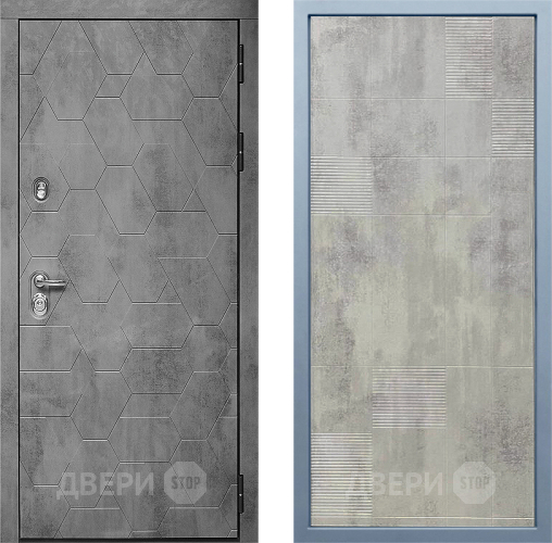 Входная металлическая Дверь Дива МД-51 Д-4 Бетон темный в Краснознаменске