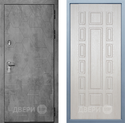 Входная металлическая Дверь Дива МД-51 М-2 Дуб филадельфия крем в Краснознаменске