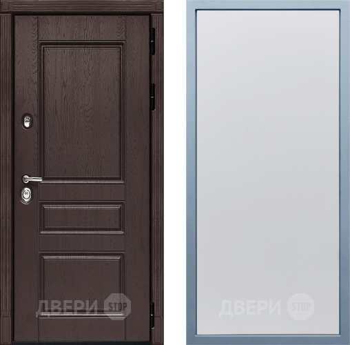 Входная металлическая Дверь Дива МД-90 Н-1 Белый в Краснознаменске