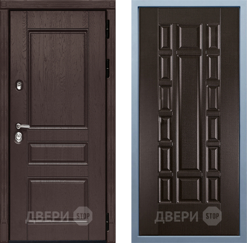 Входная металлическая Дверь Дива МД-90 М-2 Венге в Краснознаменске