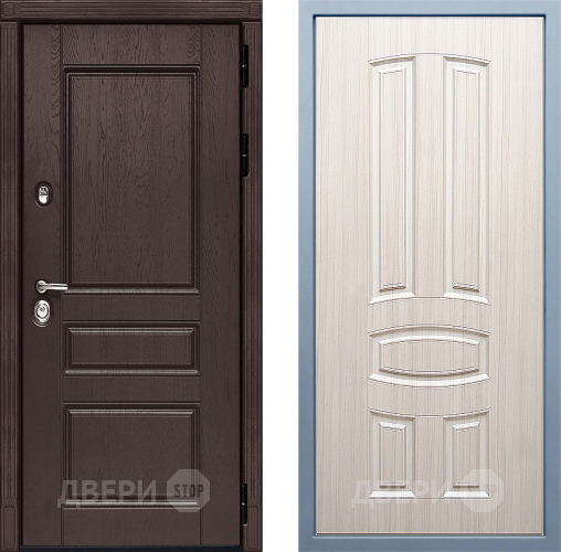 Входная металлическая Дверь Дива МД-90 М-3 Сандал белый в Краснознаменске