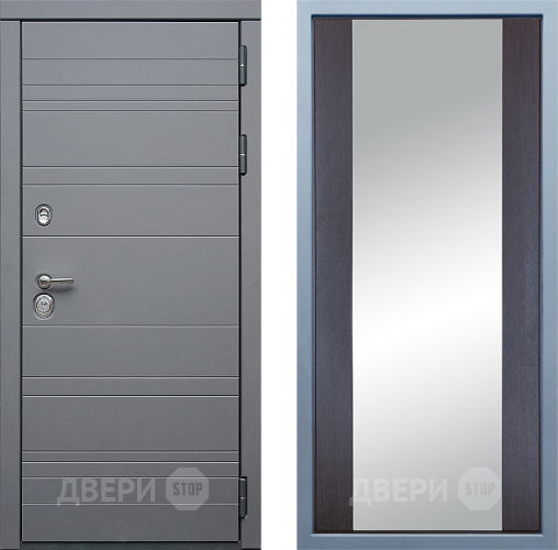Входная металлическая Дверь Дива МД-39 Д-15 Зеркало Венге в Краснознаменске