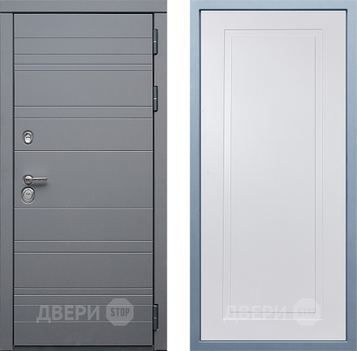 Входная металлическая Дверь Дива МД-39 Н-10 Белый в Краснознаменске
