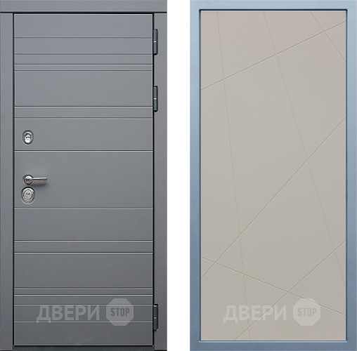 Входная металлическая Дверь Дива МД-39 Д-11 Шампань в Краснознаменске