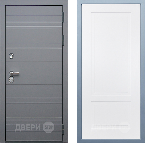 Входная металлическая Дверь Дива МД-39 Н-7 Белый в Краснознаменске
