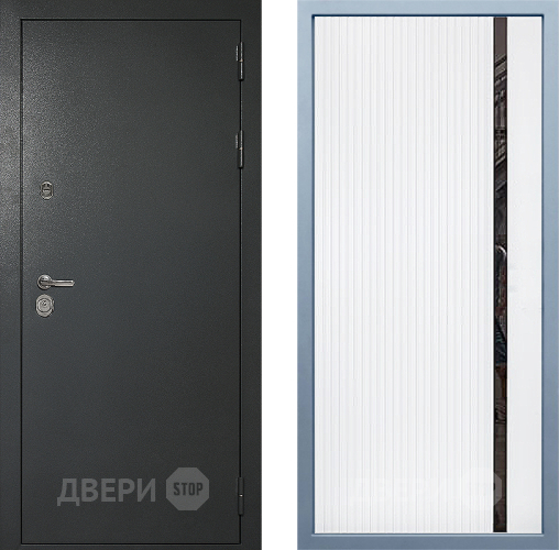Входная металлическая Дверь Дива МД-40 Титан МХ-46 Белый матовый в Краснознаменске