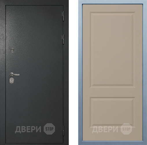 Входная металлическая Дверь Дива МД-40 Титан Д-7 Шампань в Краснознаменске