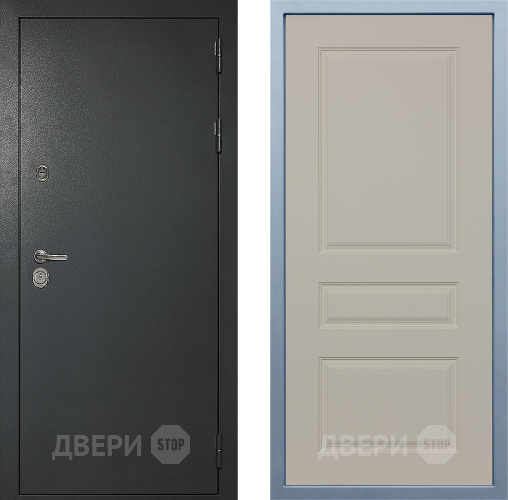 Входная металлическая Дверь Дива МД-40 Титан Д-13 Шампань в Краснознаменске