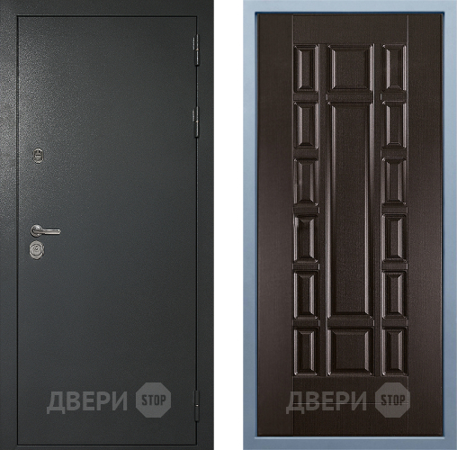 Входная металлическая Дверь Дива МД-40 Титан М-2 Венге в Краснознаменске