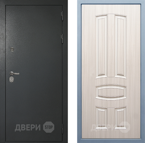 Входная металлическая Дверь Дива МД-40 Титан М-3 Сандал белый в Краснознаменске
