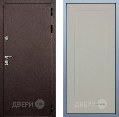 Входная металлическая Дверь Дива МД-40 Медь Н-10 Шампань в Краснознаменске