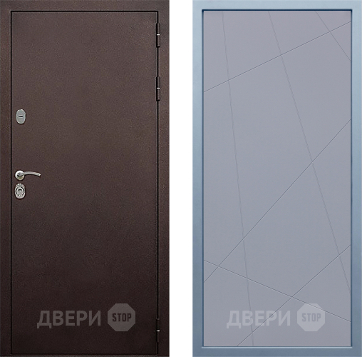 Входная металлическая Дверь Дива МД-40 Медь Д-11 Силк Маус в Краснознаменске