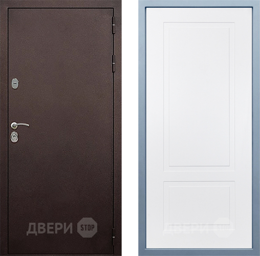 Дверь Дива МД-40 Медь Н-7 Белый в Краснознаменске
