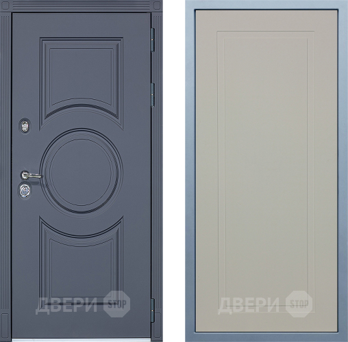 Входная металлическая Дверь Дива МХ-30 STR Н-10 Шампань в Краснознаменске