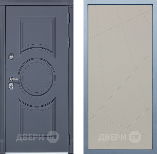 Входная металлическая Дверь Дива МХ-30 STR Д-11 Шампань в Краснознаменске