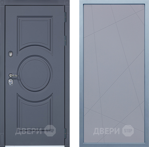 Входная металлическая Дверь Дива МХ-30 STR Д-11 Силк Маус в Краснознаменске