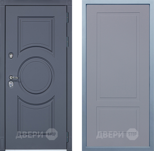 Входная металлическая Дверь Дива МХ-30 STR Н-7 Силк Маус в Краснознаменске