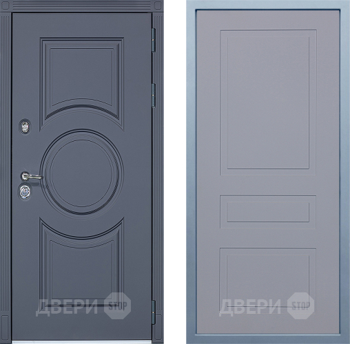 Входная металлическая Дверь Дива МХ-30 STR Н-13 Силк Маус в Краснознаменске