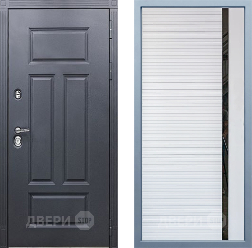 Входная металлическая Дверь Дива МХ-29 STR МХ-45 Белый матовый в Краснознаменске