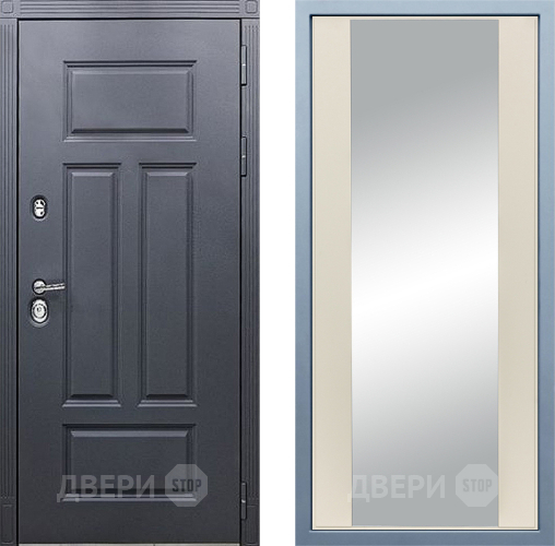 Входная металлическая Дверь Дива МХ-29 STR Д-15 Зеркало Шампань в Краснознаменске