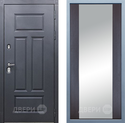 Входная металлическая Дверь Дива МХ-29 STR Д-15 Зеркало Венге в Краснознаменске