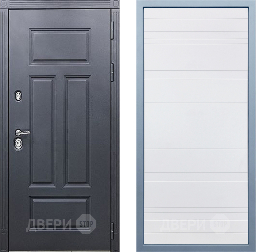 Входная металлическая Дверь Дива МХ-29 STR Д-5 Белый в Краснознаменске